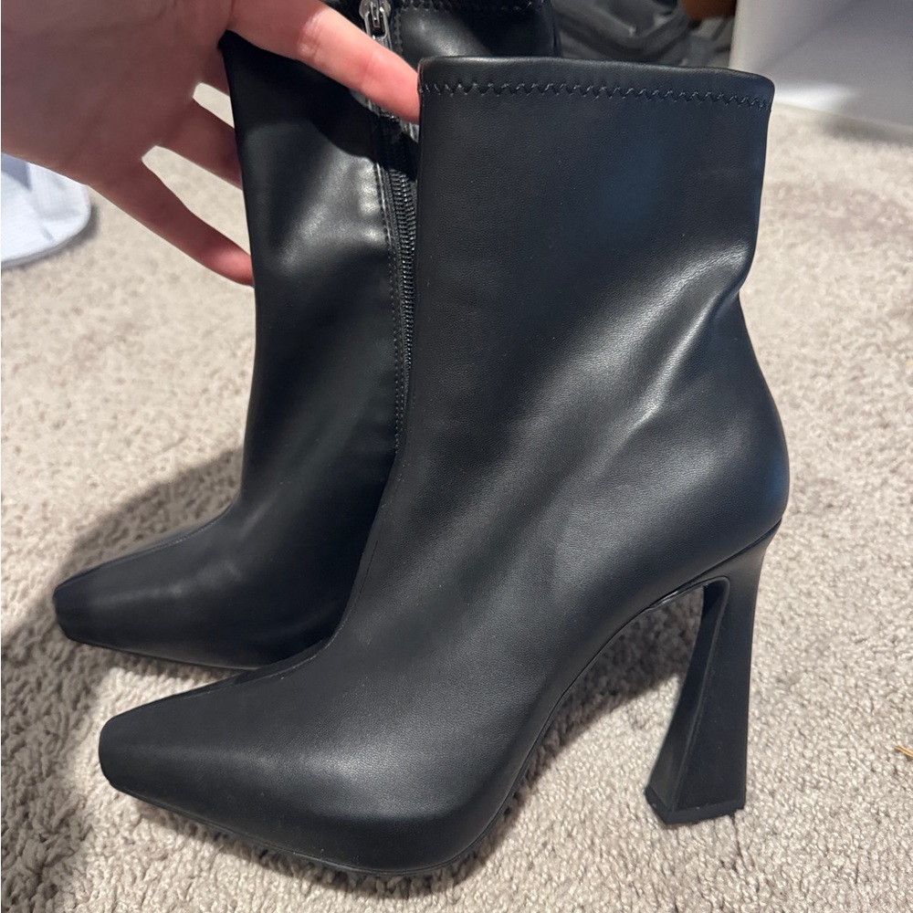 DSW Sleek Black Ankle Booties